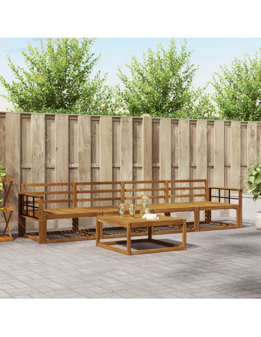 Set di divani da esterno 5 pcs Naturale