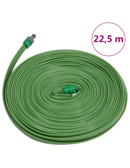 Tubo di Irrigazione 3 Tubi Verde 22,5 m PVC