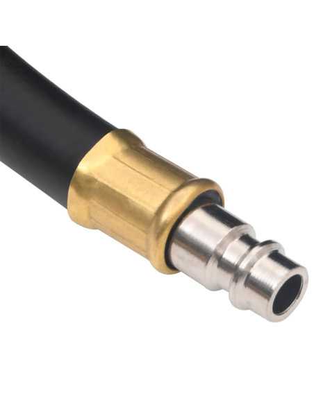 Tubo Aria Ibrido Nero 0,6" 10 m in Gomma e PVC