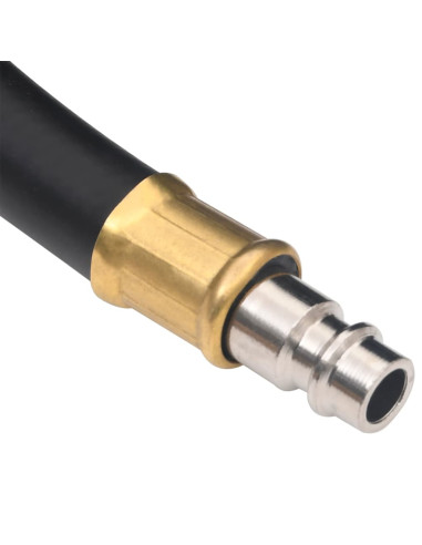 Tubo Aria Ibrido Nero 0,6" 5 m in Gomma e PVC