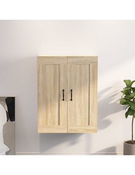 Armadietto Pensile a Parete Rovere Sonoma 69,5x32,5x90 cm