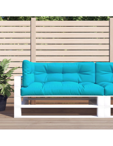 Cuscini per Pallet 3 pz Turchese in Tessuto