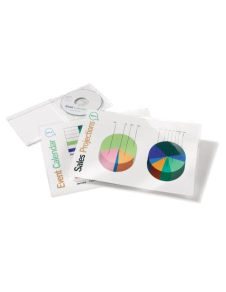 GBC Pouch per plastificazione documenti A6 2x75mic lucide (100)