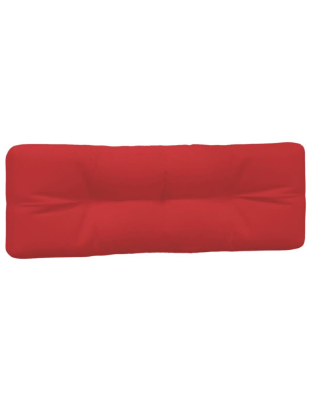 Cuscini per Pallet 7 pz Rossi in Tessuto