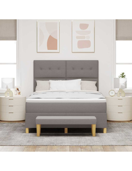 Letto a molle con materasso Talpa 140 x 200 cm Tessuto