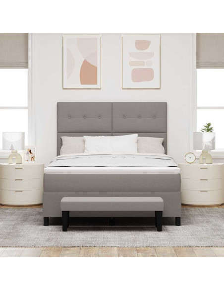 Letto a molle con materasso Talpa 140 x 200 cm Tessuto