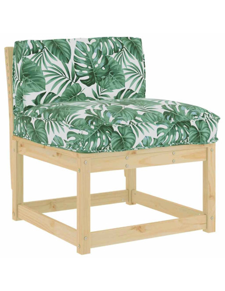 Cuscino Foglia Motivo Foglia 80 x 40 x 12 cm Tessuto Oxford