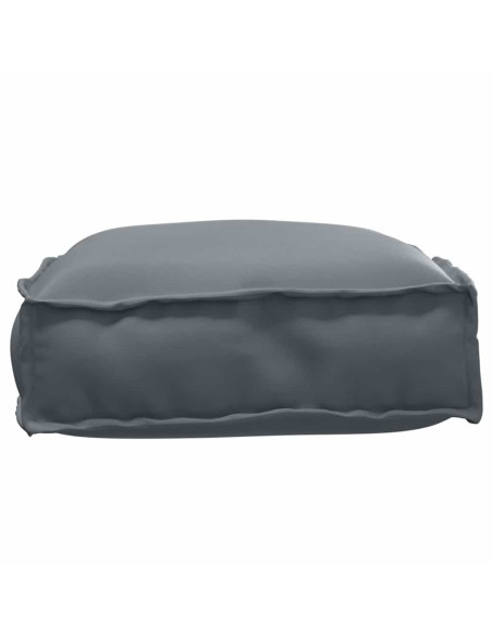 Cuscino Antracite 60 x 40 x 8 cm Tessuto Oxford