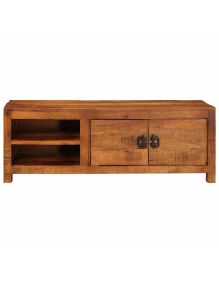 Mobile TV Marrone 110 x 30 x 40 cm legno massello di mango