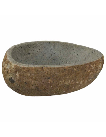 Basin in pietra fluviale (30-37) x (25-30) x 12 cm Pietra fiume