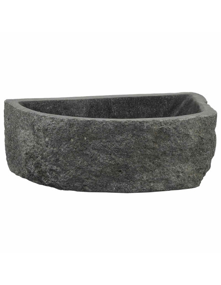 Lavabo a parete Grigio 45 x 35 x 15 cm Pietra fiume