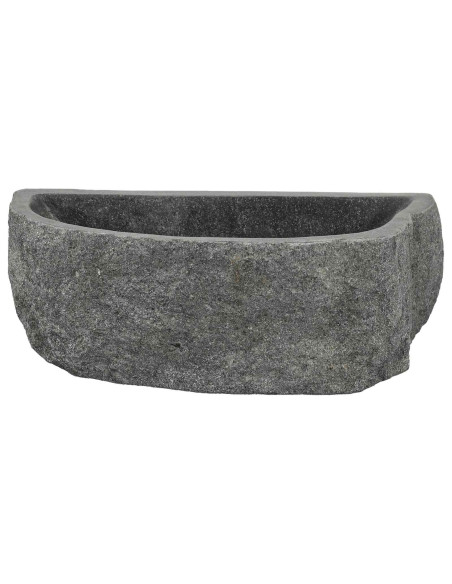 Lavabo a parete Grigio 45 x 35 x 15 cm Pietra fiume