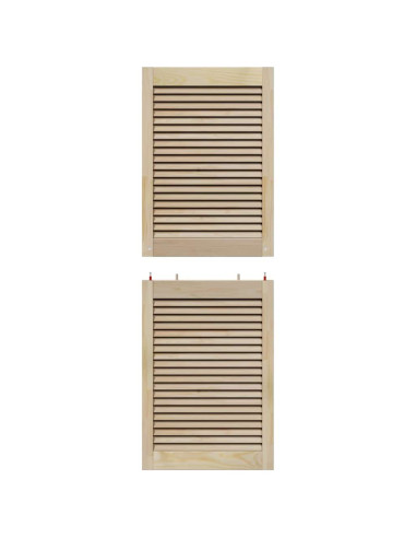 Porta per Armadio con porta 4 pcs Naturale 140.5 x 2 x 59.5 cm