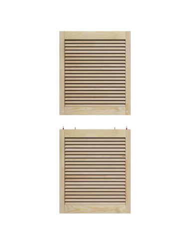Porta per Armadio 4 pcs Naturale 140,5 x 2,1 x 59,5 cm