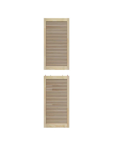 Porta per Armadio con porta 4 pcs Naturale 201 x 2,1 x 49,5 cm