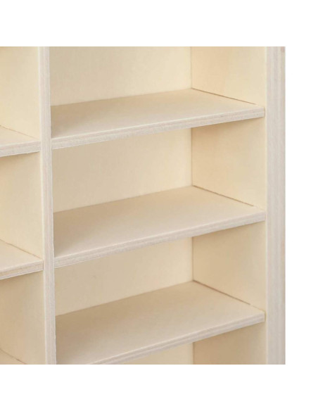 Vetrina a muro Beige 21 x 4,5 x 59 cm Legno multistrato