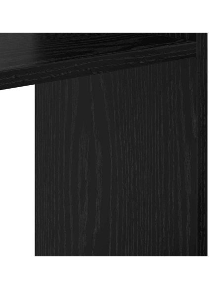 Armadio per Libri Rovere Nero 92 x 29 x 188 cm