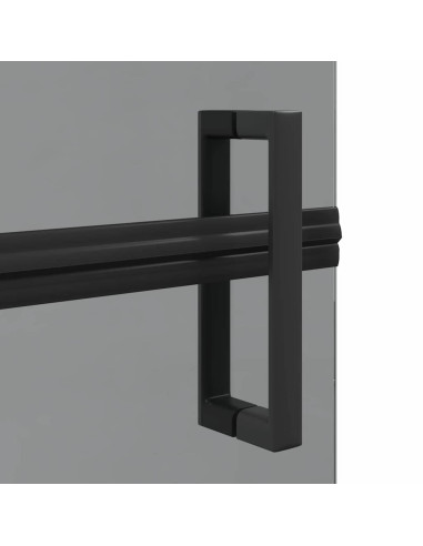 Parete doccia walk-in Nero 90 x 6.5 x 190 cm