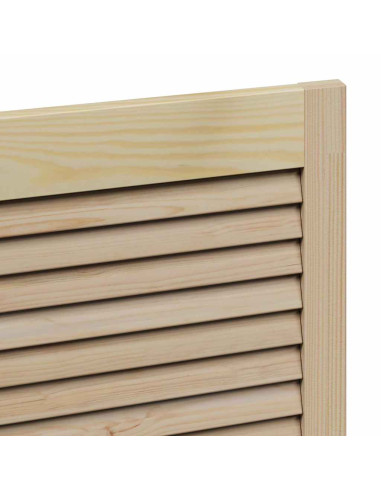 Porta per Armadio Naturale 110 x 2,1 x 59,5 cm Pino massello