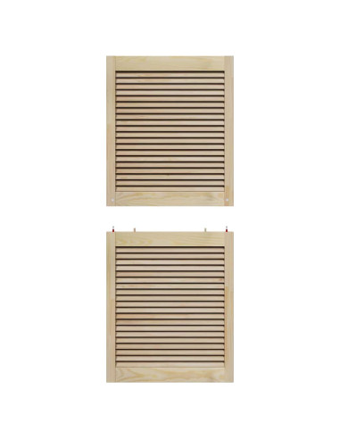 Porta per Armadio Naturale 140,5 x 2,1 x 59,5 cm Pino massello