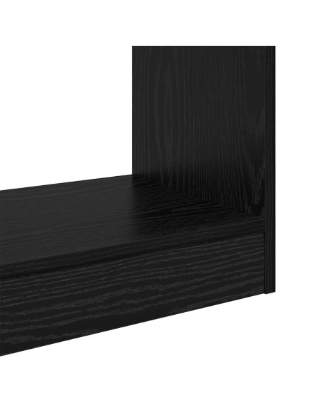 Armadio per Libri Rovere nero 40 x 30 x 103 cm