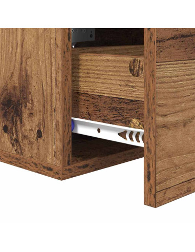 Armadio da Notte 2 pcs Legno vecchio 35 x 35 x 20 cm