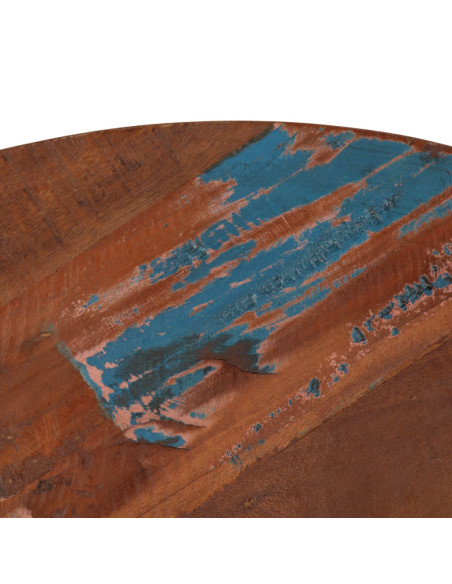 Tavolo da Bar in Legno Massello di Recupero 60x(76-110) cm