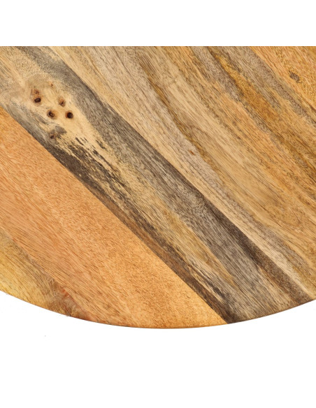 Tavolo da Bar in Legno Massello di Mango 60x(76-110) cm