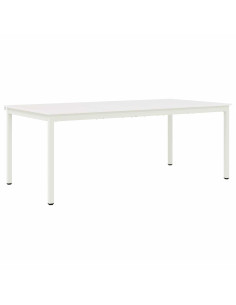 Tavolo da pranzo Bianco 200 x 100 x 75 cm Pino massello 2