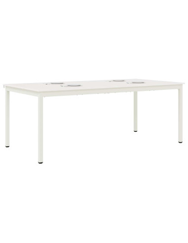 Tavolo da pranzo Bianco 200 x 100 x 75 cm Pino massello