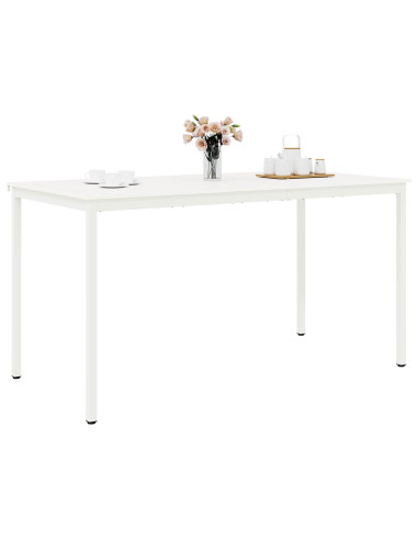 Tavolo da bar Bianco 200 x 100 x 105 cm Pino massello