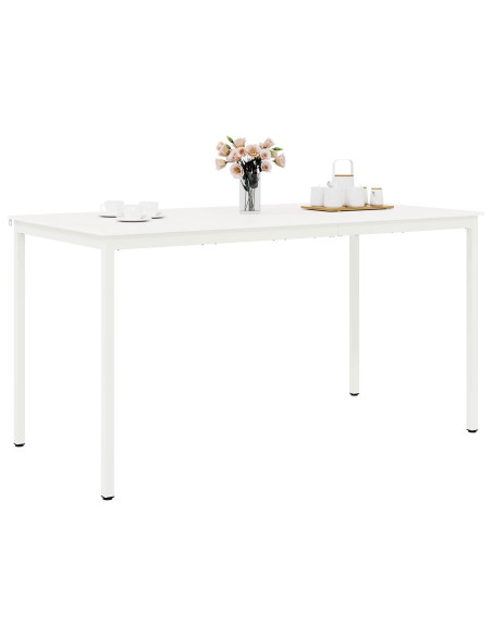 Tavolo da bar Bianco 200 x 100 x 105 cm Pino massello
