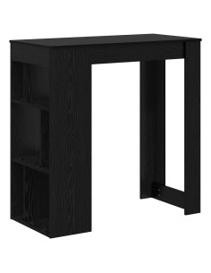 Tavolo da bar Rovere Nero 102 x 50 x 103,5 cm Legno multistrato 2