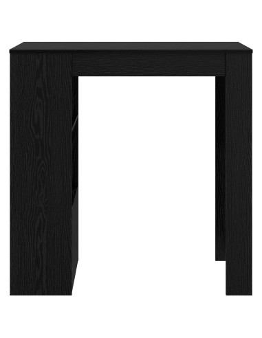 Tavolo da bar Rovere Nero 102 x 50 x 103,5 cm Legno multistrato