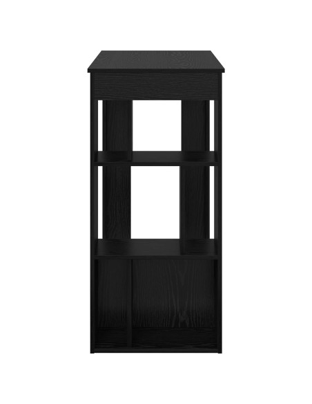 Tavolo da bar Rovere Nero 102 x 50 x 103,5 cm Legno multistrato