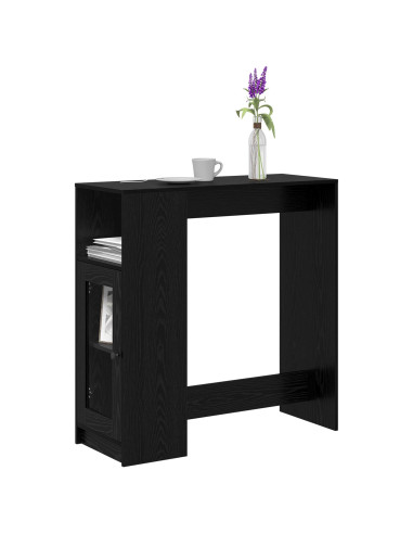 Tavolo da bar Rovere Nero 101 x 40 x 103,5 cm Legno multistrato