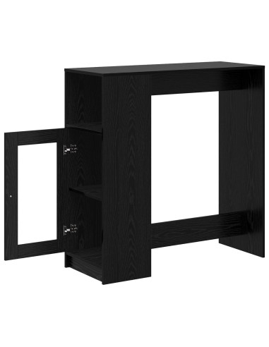 Tavolo da bar Rovere Nero 101 x 40 x 103,5 cm Legno multistrato