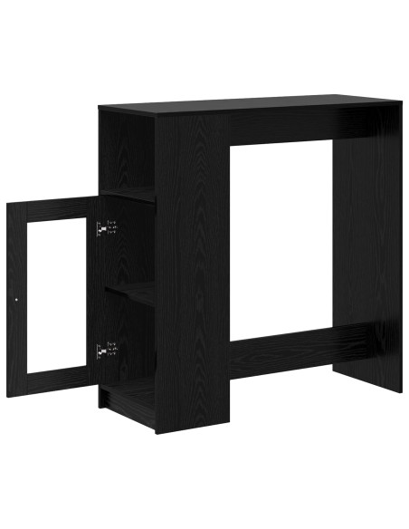 Tavolo da bar Rovere Nero 101 x 40 x 103,5 cm Legno multistrato