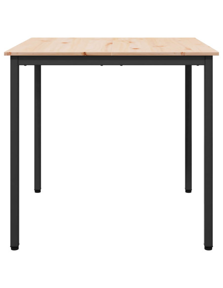 Tavolo da pranzo Naturale 80 x 80 x 75 cm Pino massello