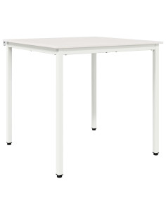 Tavolo da pranzo Bianco 80 x 80 x 75 cm Pino massello 2