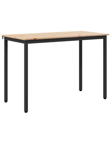 Tavolo da pranzo Naturale 110 x 55 x 75 cm Pino massello