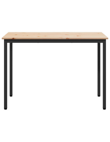 Tavolo da pranzo Naturale 110 x 55 x 75 cm Pino massello