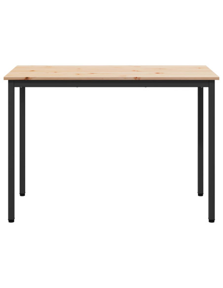 Tavolo da pranzo Naturale 110 x 55 x 75 cm Pino massello