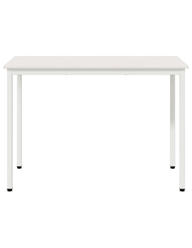 Tavolo da pranzo Bianco 110 x 55 x 75 cm Pino massello