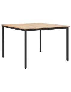 Tavolo da pranzo Naturale 110 x 110 x 75 cm Pino massello 2