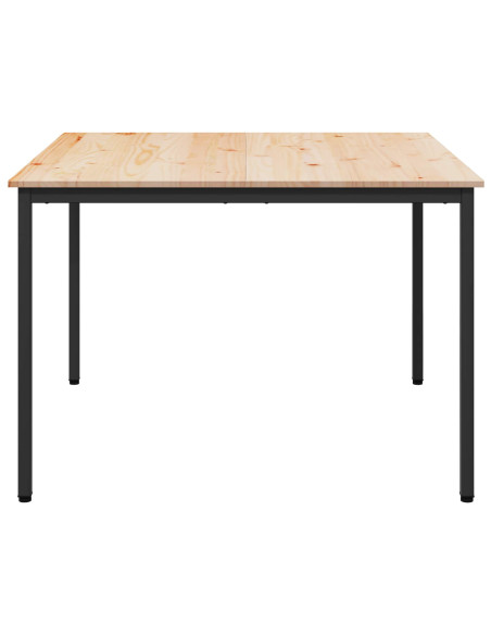 Tavolo da pranzo Naturale 110 x 110 x 75 cm Pino massello