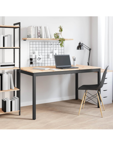 Tavolo da pranzo Naturale 140 x 80 x 75 cm Pino massello