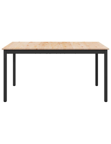 Tavolo da pranzo Naturale 140 x 80 x 75 cm Pino massello