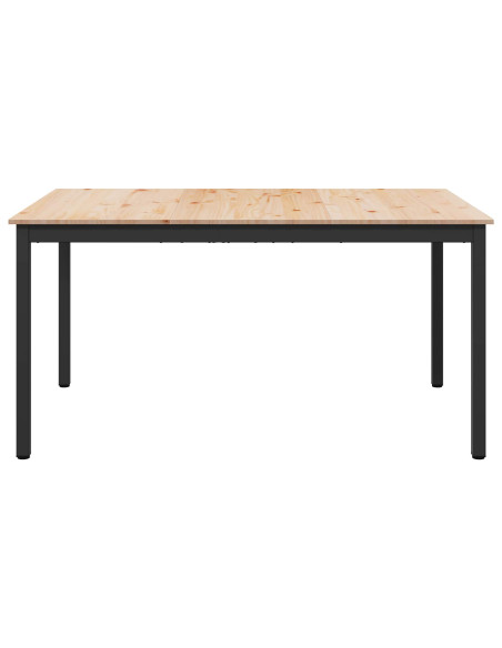 Tavolo da pranzo Naturale 140 x 80 x 75 cm Pino massello