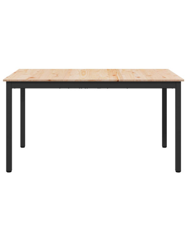 Tavolo da pranzo Naturale 150 x 90 x 75 cm Pino massello